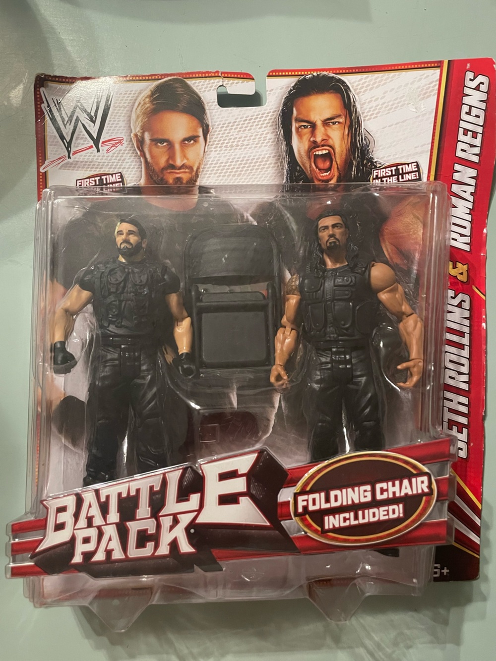 WWE Battle Pack Seth Rollins & Roman Reigns Action Figures - Black